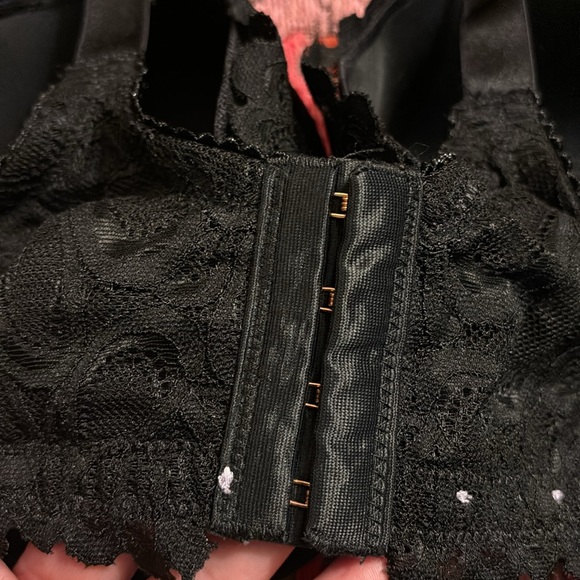 Savage X Fenty Lace Underwire Bra Size 42D Black - Picture 5 of 8
